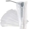 Dental 2.5"x10" Air Water Syringe Sleeves with Precut Opening by | Disposable Clear Plastic Protective Barrier