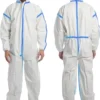 Hazmat Suits 1 PC s Protective Coveralls with Hood Disposable Coveralls Suit | Medical Protective Coverall PPE