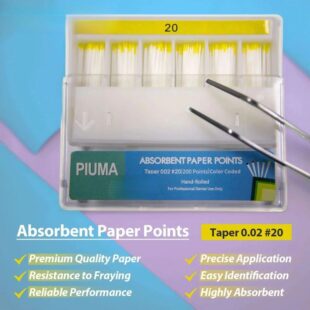 Dental Grade Piuma Absorbent Paper Points Assorted Sizes by