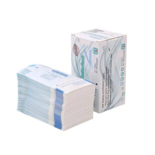 Self Sealing Sterilization Pouches by | Dual Indicators Autoclave Sterilizer Bags for Dental Medical Instruments Clean Tools