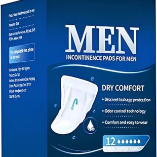 1PC VastGuards Men's Incontinence Pads by | Disposable Male Guards for Men, Bladder Control Pads, Leak-Resistant Bladder Protector Guards | Male Bladder Leakage Pads