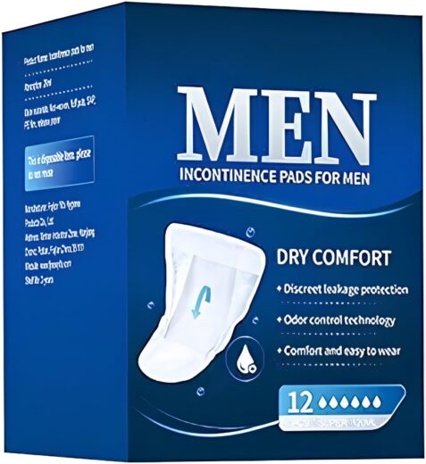 1PC VastGuards Men's Incontinence Pads by | Disposable Male Guards for Men, Bladder Control Pads, Leak-Resistant Bladder Protector Guards | Male Bladder Leakage Pads