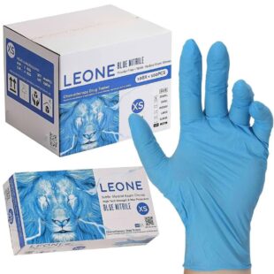 Dental Grade Examination Leone Nitrile Gloves 4.0G Finger Tips Texture Non-Latex Professional Grade Gloves
