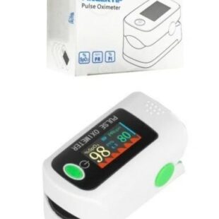 1PCs Fingertip Pulse Oximeter Blood Oxygen Saturation Monitor by | 4 Color OLED Portable SPO2 & Pulse Rate Monitor Reading, Alarm & Brightness Adjustable
