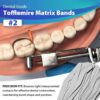 Dental Tofflemire Matrix Bands by | Stainless Steel, Thickness .0015"/0.04mm