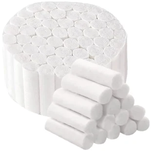 Cotton Dental Gauze Rolls by | High Absorbent Mouth Gauze Roll for Dentists Non Sterile Cotton Roll for Nosebleeds and Oral Care for Kids and Adults