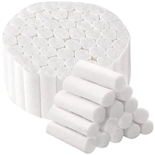 Cotton Dental Gauze Rolls by | High Absorbent Mouth Gauze Roll for Dentists Non Sterile Cotton Roll for Nosebleeds and Oral Care for Kids and Adults