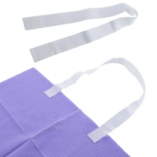 Dental Grade Scudo 7.2g 3Ply Dental Bibs by | Soft & Waterproof Disposable Bib Sheet for Patients 13" x 18" | Dentist Tray Cover and Nail Table Cover Supplies