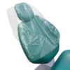 Dental Chair Covers by | Clear Dental Chair Covers Sleeve for Covering Chair | Waterproof Plastic Cover Sleeves to Cover Back and Headrest