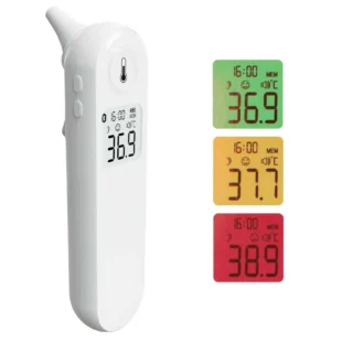 Medical Grade Touchless Infrared Forehead Thermometer for Adults and Kids by | FSA HSA Eligible, Fever Alarm & Mute Mode Accurate Reading with Large Display