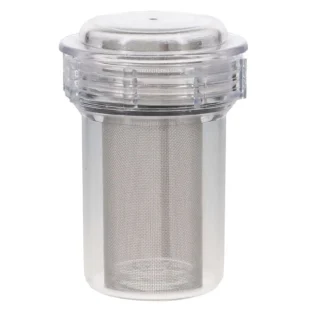 Dental Evacuation Suction Trap #2300 by | Disposable Clear Canister with Lid Gasket & Stainless Steel Mesh Filter | Fits Most Dental Vacuum Pump Systems