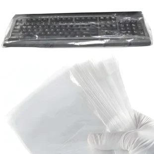 Disposable Keyboard Cover Sleeves 6"x18" by | Universal Keyboard Sleeves Fully Covered Waterproof Anti Dust Keyboard Cover for Desktop Keyboard