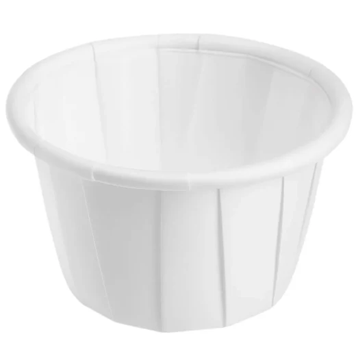 5000pcs Disposable Paper Portion Cups 0.5 Oz Souffle Sample Cups with Waterproof Lining | Paper Cups-Pill Holders for Mixed Pills for Hospitals, Patient Care, Home Use