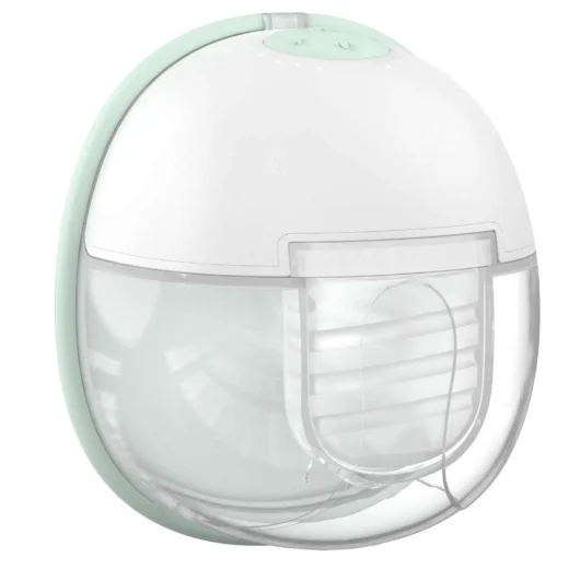 Heating Wearable Breast Pump by | Electric Hands-Free Pump with 4 Modes, Leak-Resistant Design, LED Display, Portable, Includes 2 Wearable 180ml Collection Cups
