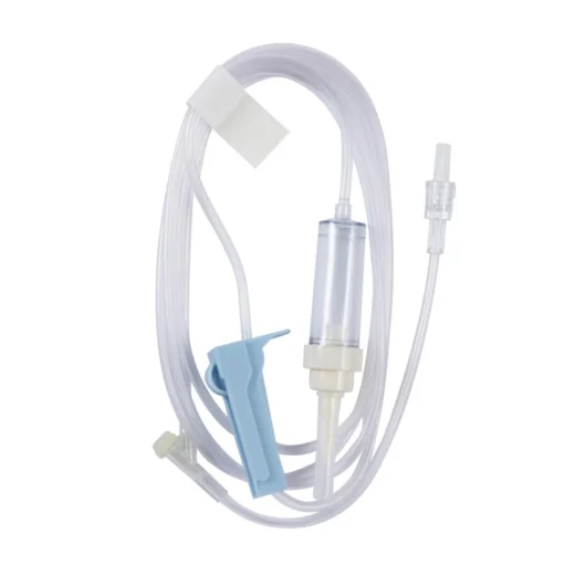IV Administration veeqo Sets Sterile, Injection Site, 10 Drip/mL, Luer Lock